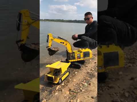 New RC Toy - Random Actions Of Remote Control Trucks Video | RC Construction Truck Toys