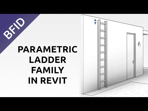 Create Ladder in Revit | Parametric Array Family