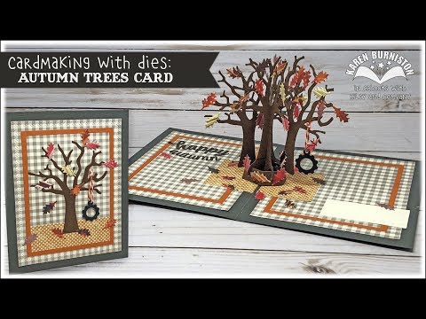 Cardmaking with Dies: Autumn Trees Pop up