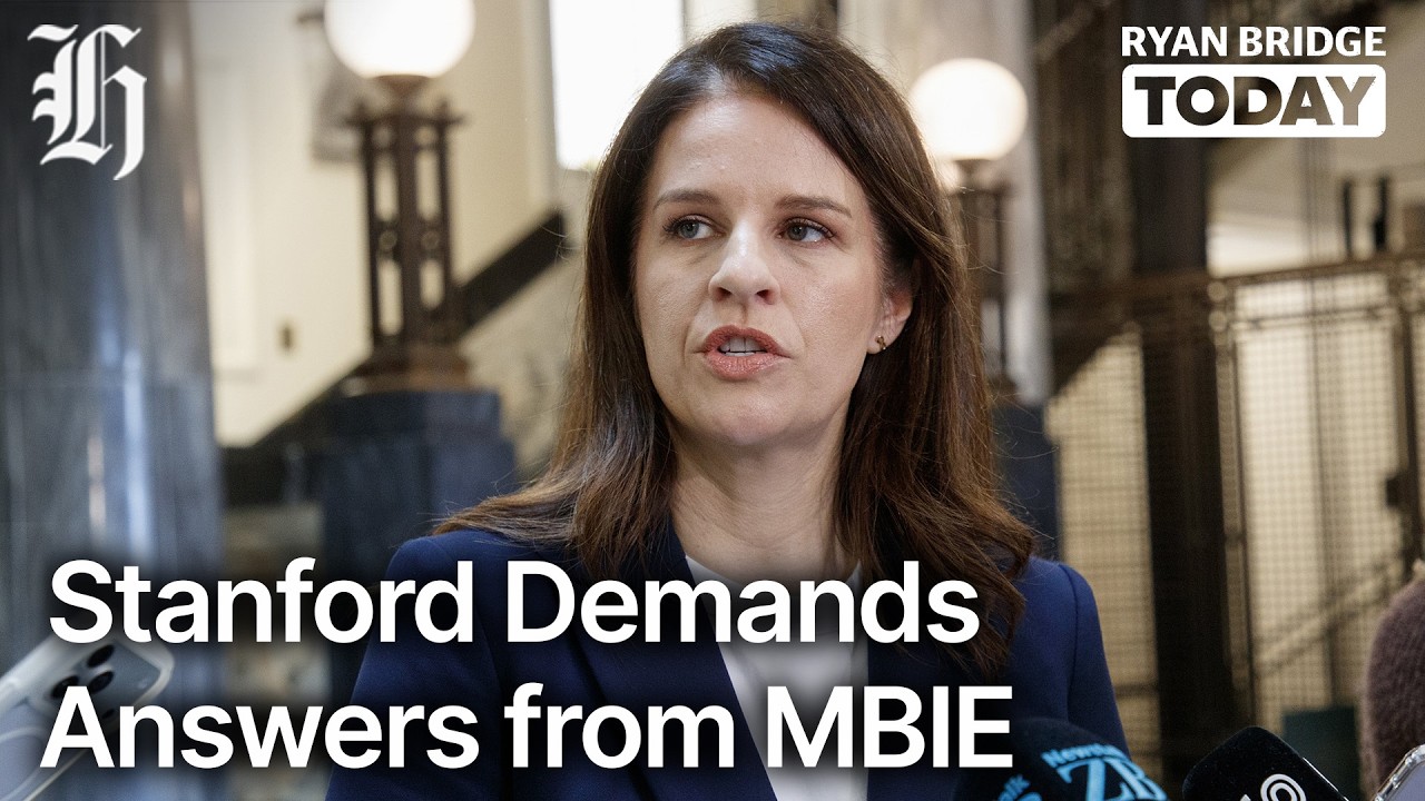 Millions wasted on failed MBIE project, Minister Stanford on what comes next | Ryan Bridge TODAY