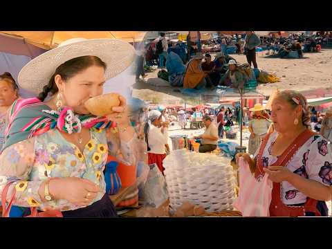 Visitando un MERCADO en el valle alto - PUNATA