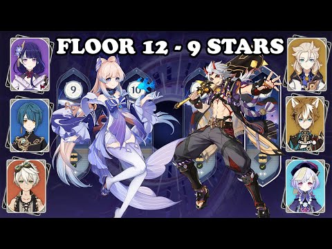 Spiral Abyss 2.5 Floor 12,9 Stars - C0 Kokomi Raiden & C0 Itto - Genshin Impact