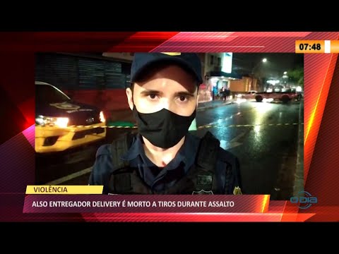 Falso entregador delivery é morto a tiros durante assalto no Dirceu 05 05 2021