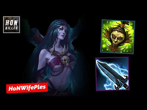 HoN Forsaken Archer NULLFIRE BLADE with SHRUNKEN HEAD