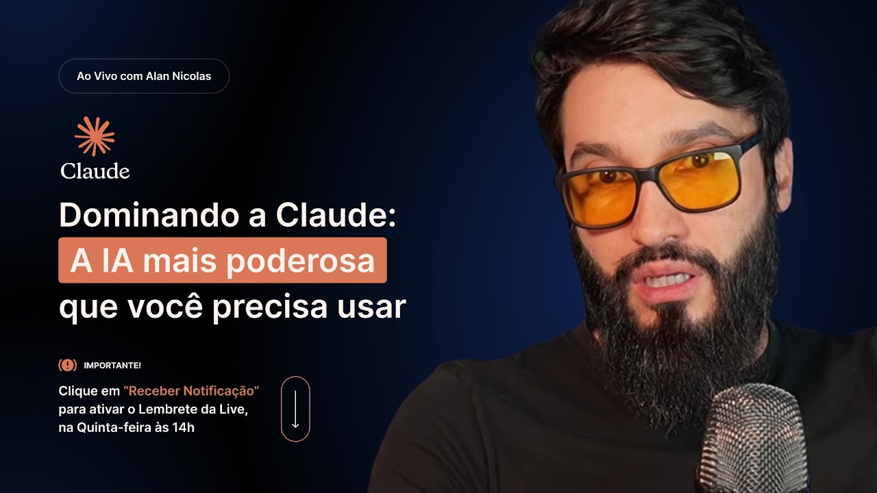 Dominando claude: A IA mais poderosa que você precisa usar | Live #004