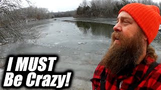 Am I CRAZY For Fishing Like This? Tennessee ICE FISHING!