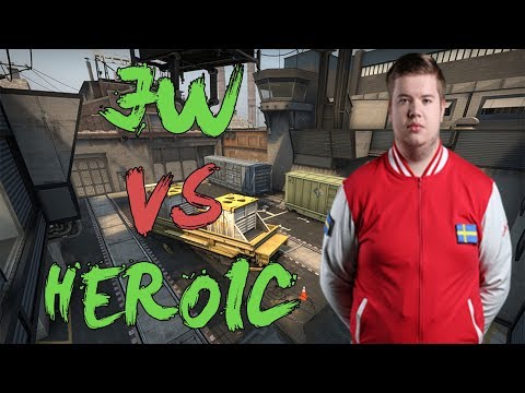CSGO: POV fnatic JW vs Heroic (26/14) train @ ESL Pro League Season 7 EU