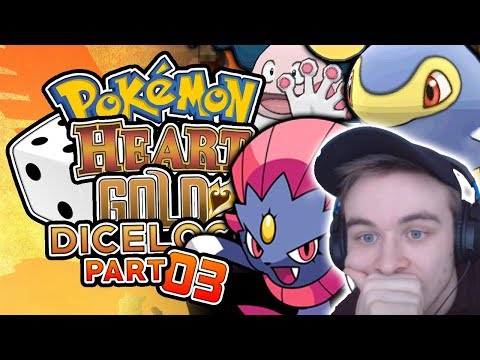 HOW IS IT POSSIBLE TO BE THIS UNLUCKY?! Pokemon Heart Gold Randomized Dicelocke Part 03