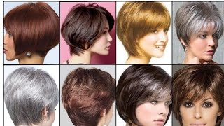Pinterest viral short bob pixie Haircut / mixed blonde highlights layer bob haircut