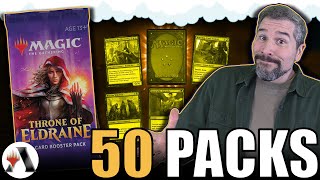 Opening 50 Throne Of Eldraine packs | MTG Magic Arena