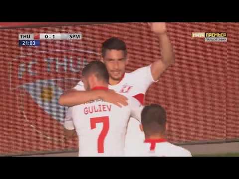 FC Thun 0-1 Spartak Moscow Ezequiel Ponce Goal