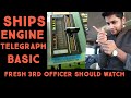 SHIPS ENGINE TELEGRAPH BASIC FRESH 3RD OFFICER FRESH 2ND OFFICERJUNIOR OFFICER JOB ONBOARD SHIP