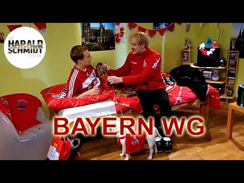 Christoph Daum besucht Lukas Podolski in der Bayern WG | Die Harald Schmidt Show (ARD)
