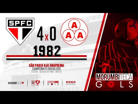 São Paulo 4x0 Anapolina - Brasileiro - Oitavas de final - Jogo 02 - 31/03/82