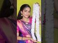 Simple Hairstyle With Jasmine Flowers Saree Hairstyle Ytshorts Trendingnow