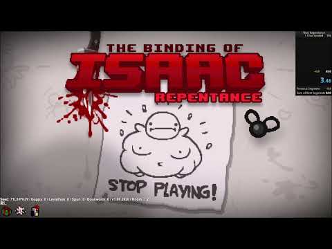 1 Char Seeded SpeedRun TBoI : Repentance 3s460ms