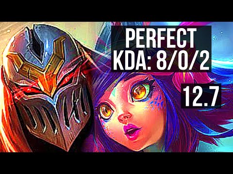 ZED vs NEEKO (MID) | 8/0/2, 2.7M mastery, 1100+ games, Legendary | BR Grandmaster | 12.7
