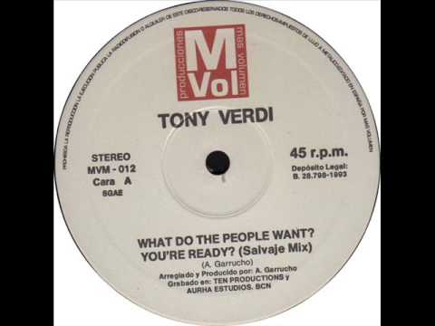 Tony Verdi - You're Ready? (Salvaje Mix)