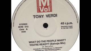 Tony Verdi - You're Ready? (Salvaje Mix)