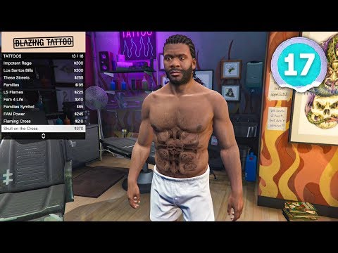GETTING MY FIRST TATTOOS - Grand Theft Auto 5 - Part 17