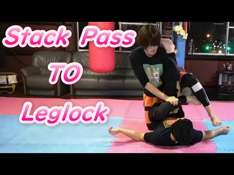 Stack Pass TO Leglock #ブラジリアン柔術 #BJJ #足関節