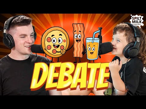 Is Pizza A Breakfast Food? 3-Year-Old Debates... | Spilt Milk Podcast | Episode #65