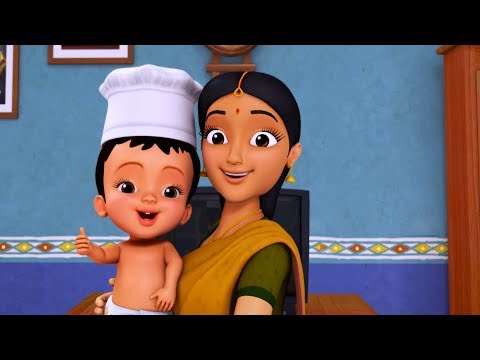 Bhojanam Ready - Playing with Kitchen Toys | Telugu Rhymes for Children | Infobells