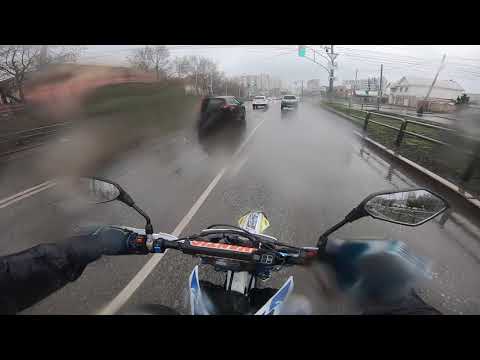 Avantis Enduro 250 - проблемная езда в дождь