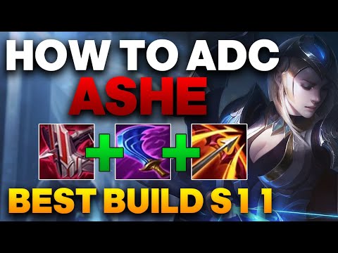 Ashe ADC Gameplay - This Is How You Play Ashe ADC In Season 11 | League of Legends