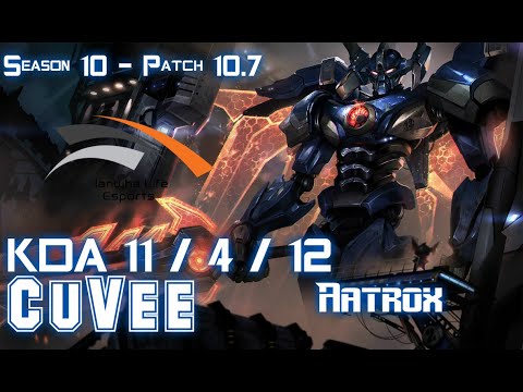 HLE CuVee AATROX vs ZAC Top - Patch 10.7 KR Ranked