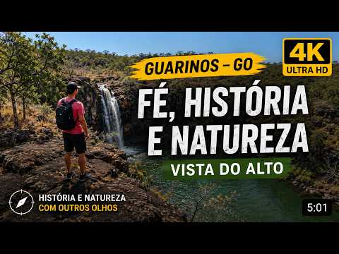 GUARINOS – GO | Fé, História e Natureza Vista do Alto 🇧🇷🚁