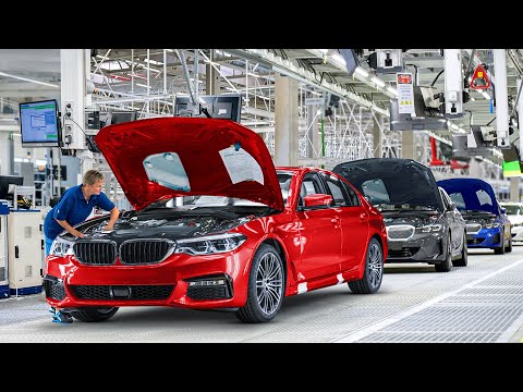 Tour of BMW Billions $ Factory Producing Powerful Series 5 - Production Line