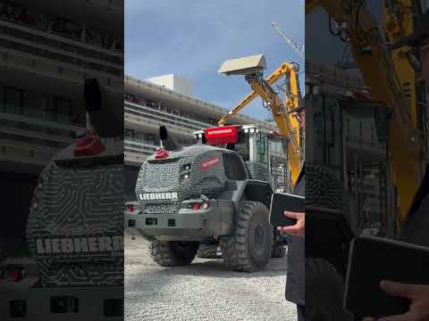 Liebherr Autonomous loader at Bauma #liebherr