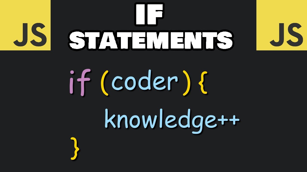 If statements in JavaScript are easy 🤔