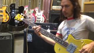 Video thumbnail for DiPinto Belvedere Standard Bass with Chrome Thunder humbuck by DiPinto Guitars