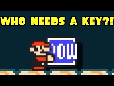 Super Mario Maker 2 🔧 Anything can serve as a key 🔧 Petteri