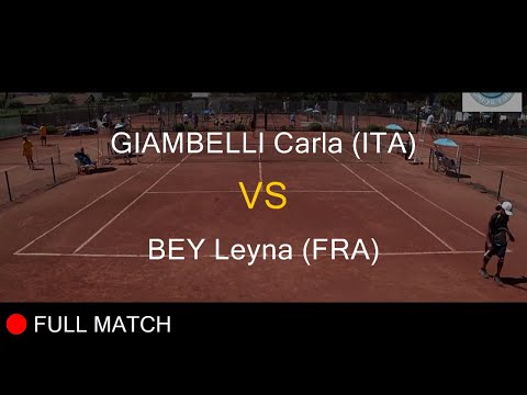 GIAMBELLI Carla (ITA) VS BEY Leyna (FRA) - La Balle Mimosa 2022