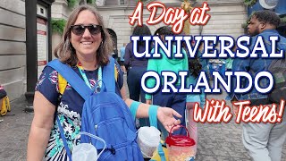 A Day In The Park With Teenagers At Universal Studios Orlando! Rides, Food And Fun!