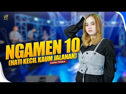 AJENG FEBRIA - HATI KECIL KAUM JALANAN (NGAMEN 10) | Feat. OM SERA ( Official Music Video )