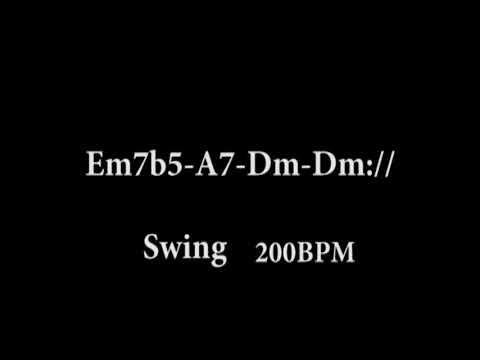 Minor 2-5-1 Swing Backing Track 200BPM