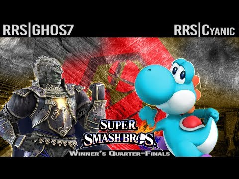 Smash on the Rocks #3 - RRS|GHOS7 (Ganondorf/Ike) vs RRS|Cyanic (Yoshi) - Winner's Quarter Finals