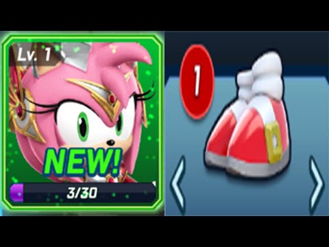 Sonic Forces - Legendary Paladin Amy New Runner Unlocked - All 65 Characters Android Gameplay 3D