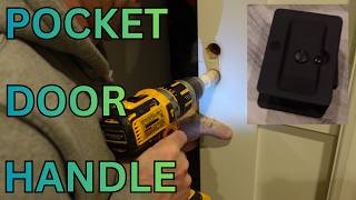 Install Pocket Door Handle / Lock