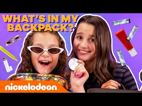 What's in Annie & Hayley's BACKPACKS?! 🎒 | Dora and the Lost City of Gold | Nick