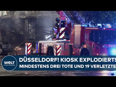 Video Thumbnail: DÜSSELDORF: Kiosk explodiert! Mindestens drei Tote und 19 Verletzte! Großeinsatz der Polizei