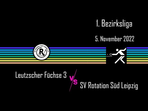 Leutzscher Füchse 3 - SV Rotation Süd Leipzig
