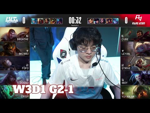 BLG vs RA - Game 1 | Week 3 Day 1 LPL Spring 2022 | Bilibili Gaming vs Rare Atom G1