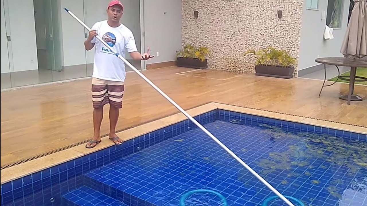 as algas subiram, aprenda como limpar a piscina quando acontecer isso...