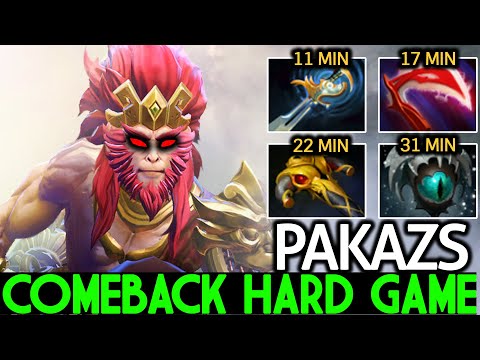 PAKAZS [Monkey King] Top 1 Carry Comeback Hard Game Dota 2