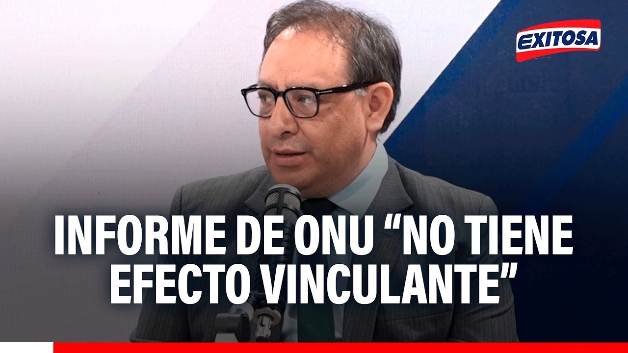 🔴🔵Magistrado del TC tras informe de ONU que recomienda liberación de Pedro Castillo: No tiene efecto
